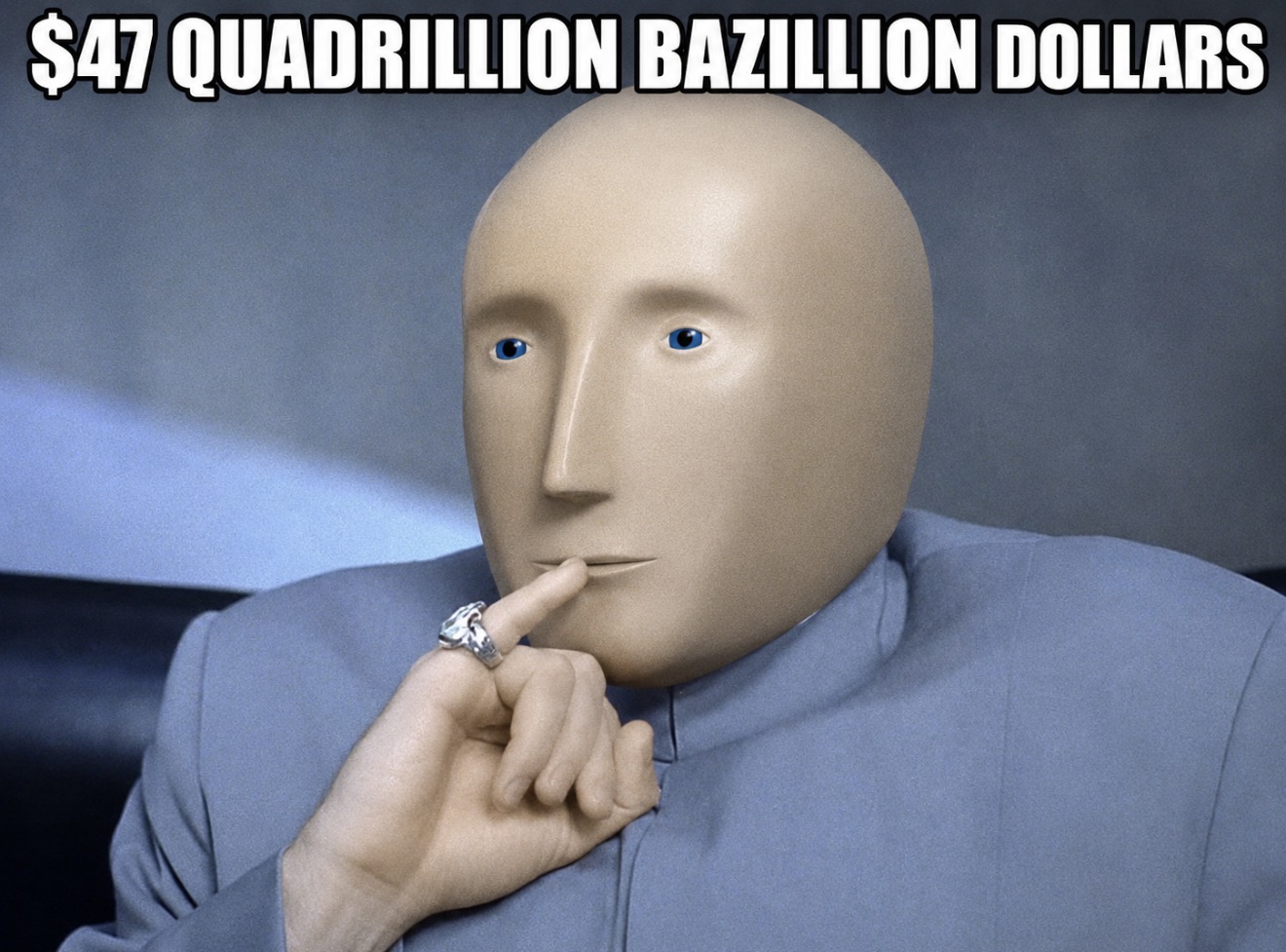 $47 Quadrillion Brazilian Dollars